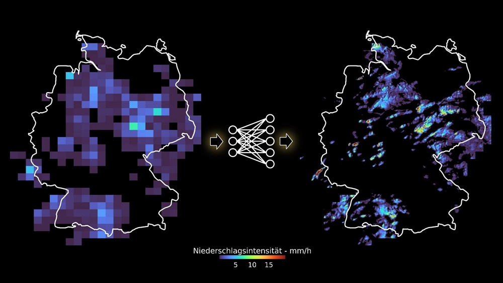 Výrazne zdokonalili rozlíšenie zrážkových máp. Pomohli si umelou inteligenciou